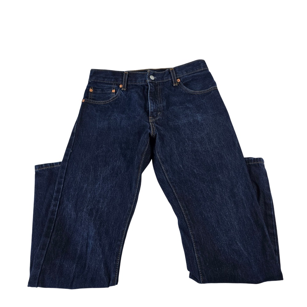 Levis 517 Mens Bootcut Jeans 30x30 Dark Wash Indigo Cotton Denim 517-0217